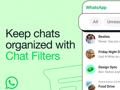 使用聊天筛选条件更快找到重要消息